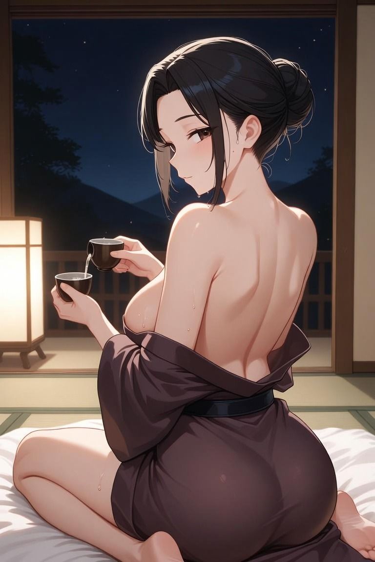 【熟女×女将】小料理屋の女将は、暖簾の奥で年下に蕩ける サンプル6ページ目