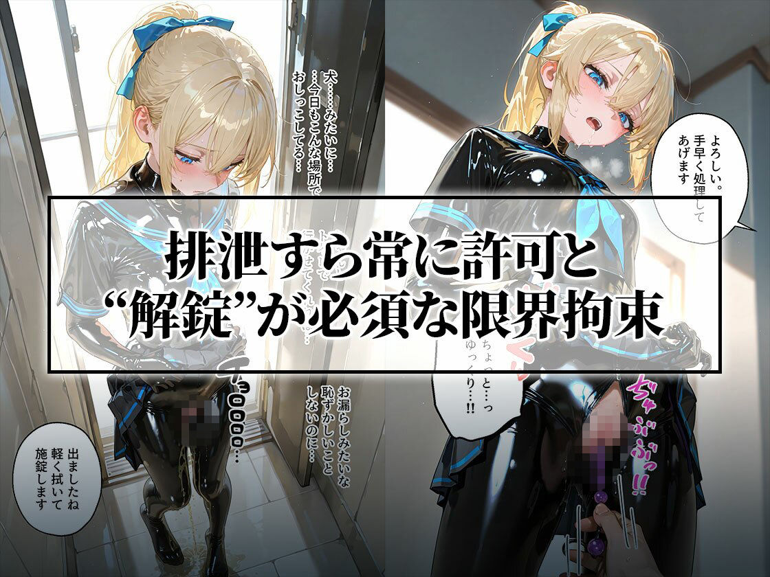 【わからせ週間4】精液給餌＆嘔吐奉仕編｜護謨学院 サンプル5ページ目