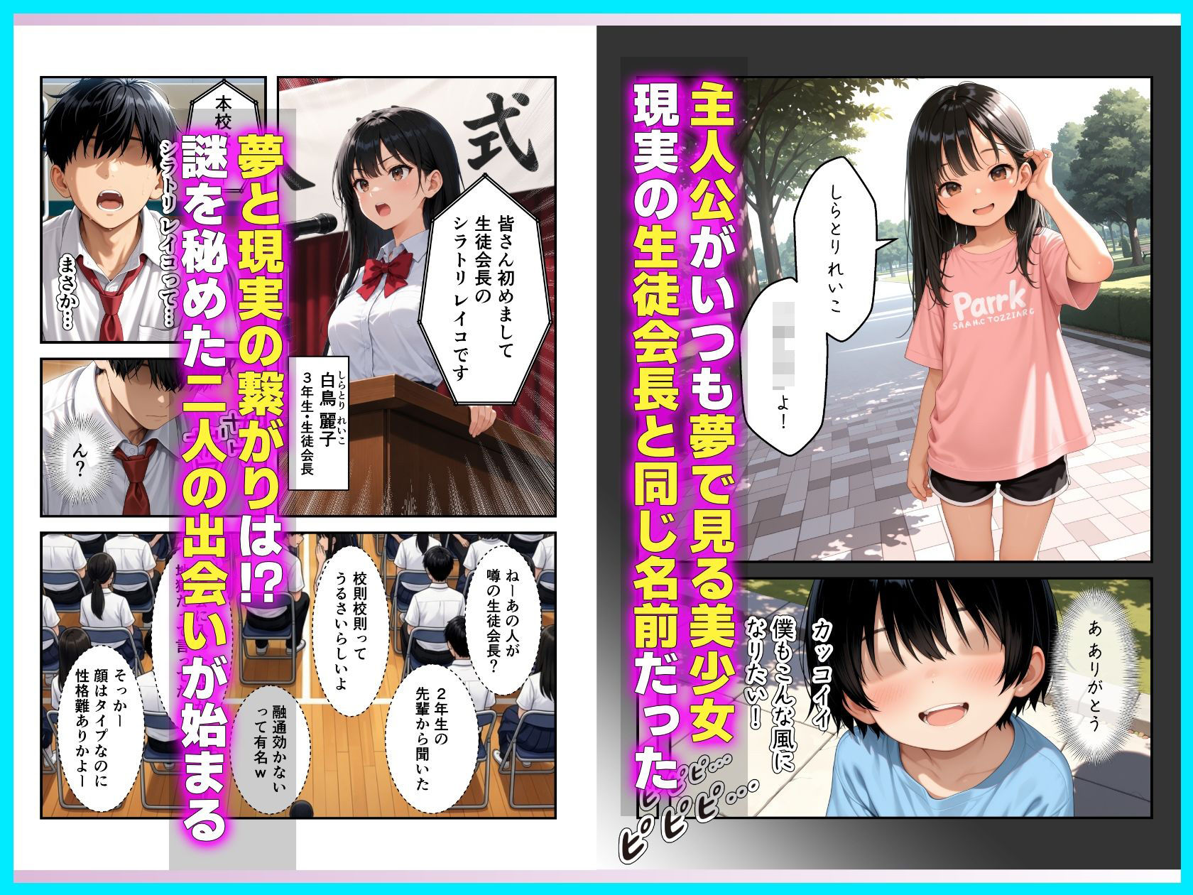 強気で嫌われ生徒会長は俺にだけあまあま_何度もイチャラブ生ハメセックス サンプル1ページ目