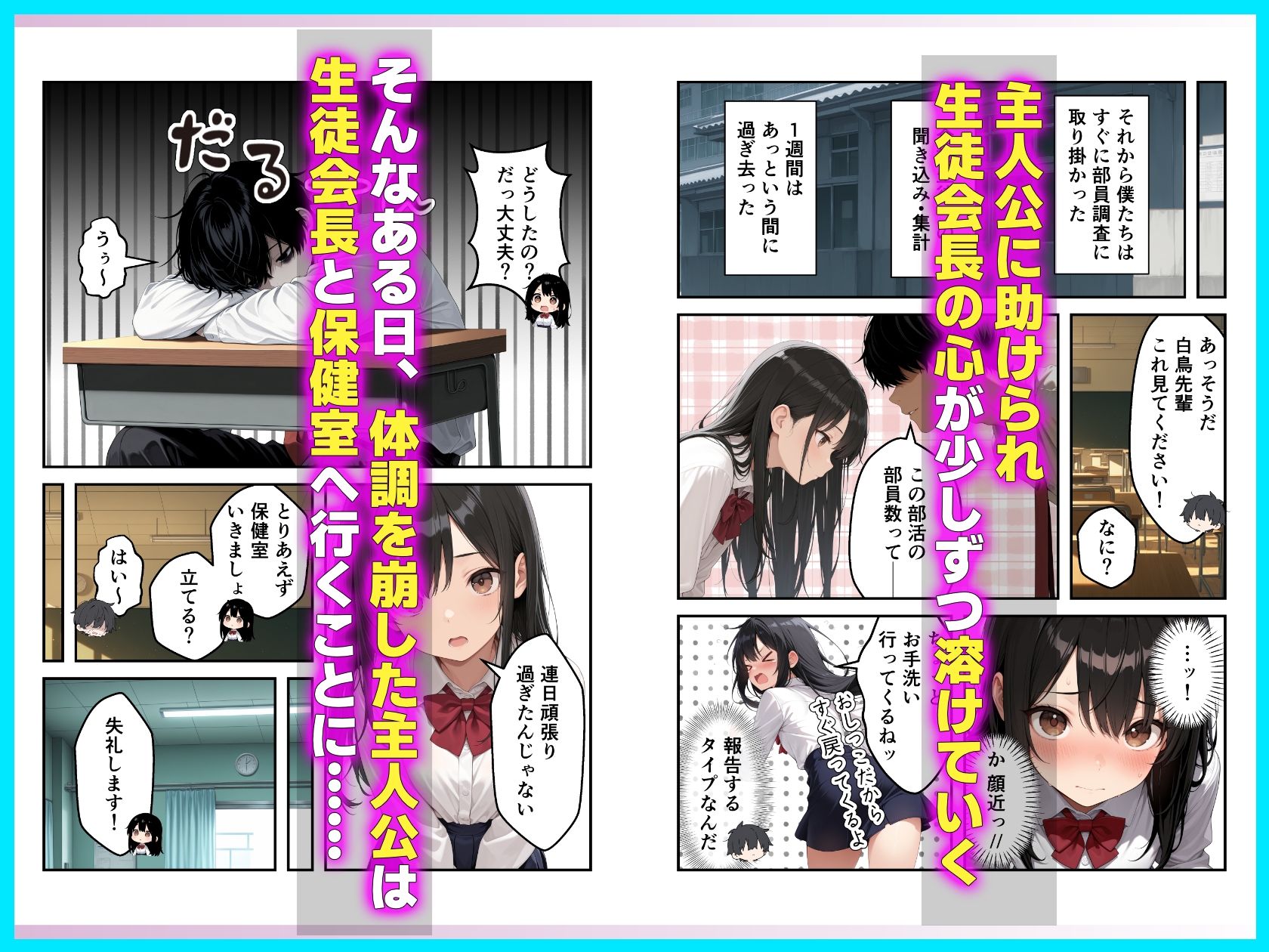 強気で嫌われ生徒会長は俺にだけあまあま_何度もイチャラブ生ハメセックス サンプル3ページ目