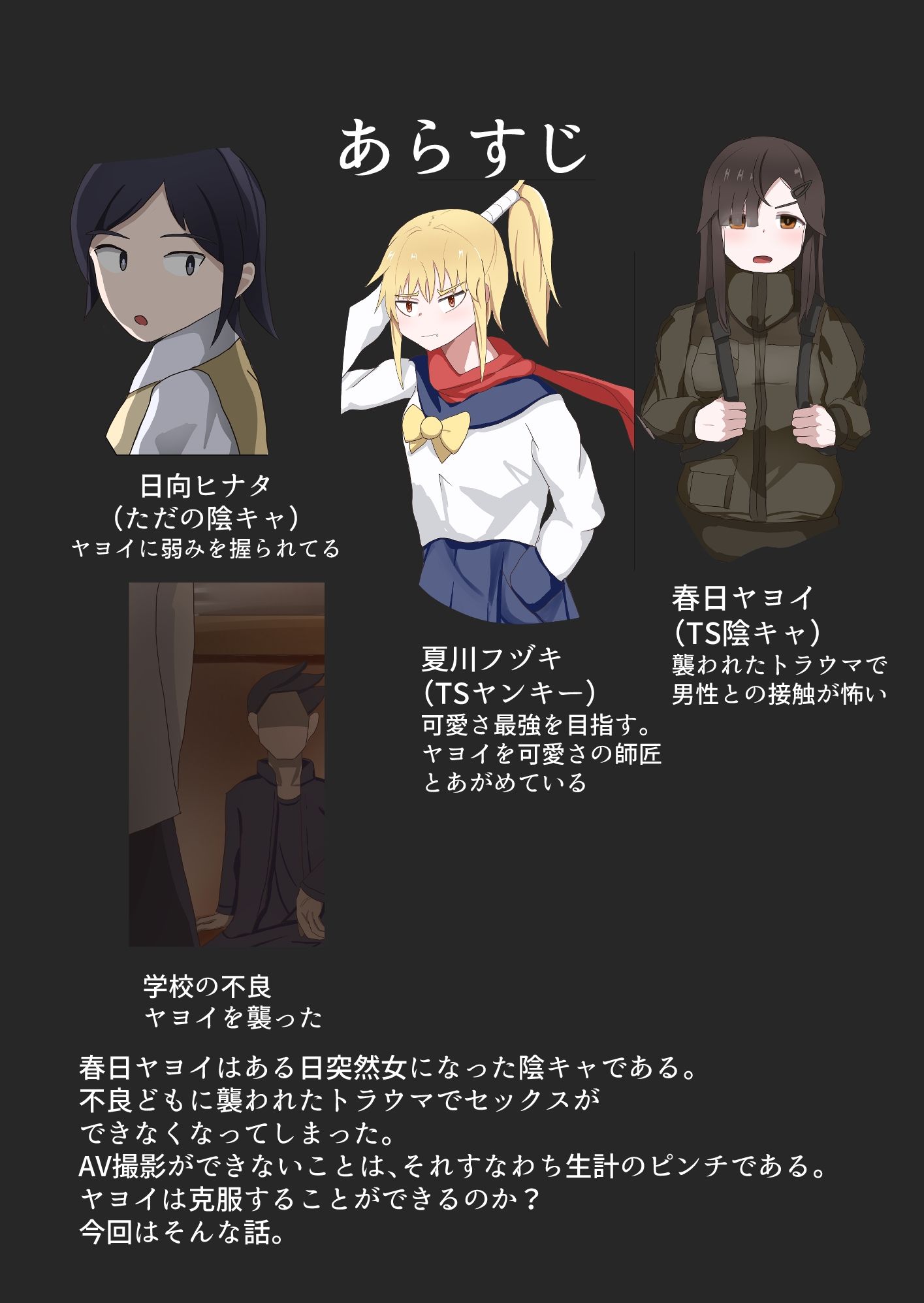 TS陰キャとトラウマ克服青空エッチ サンプル2ページ目