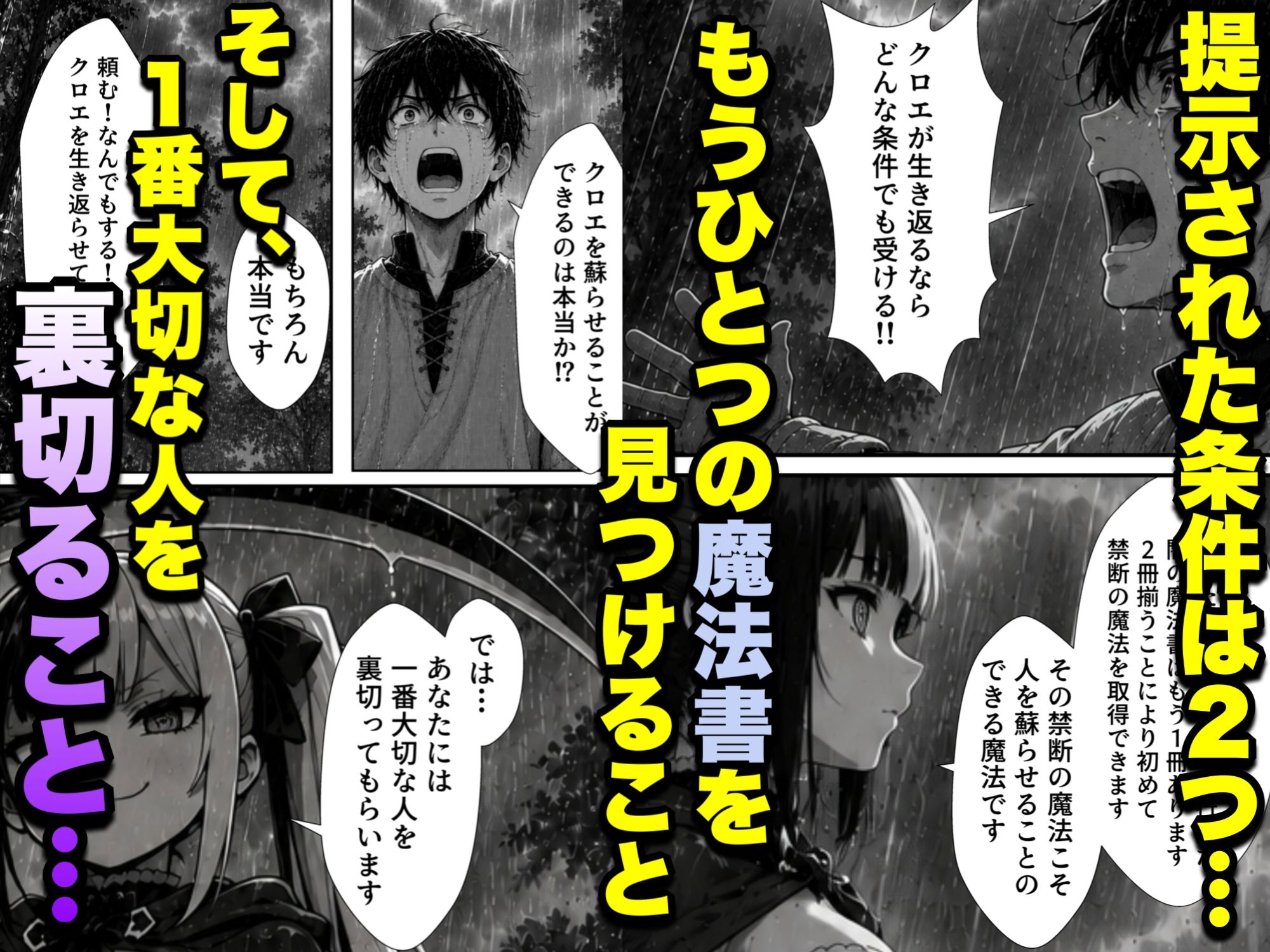 勇者パーティに処刑された闇魔法使いの俺は、EXスキル【時間牢獄】に目覚め、殺すより残酷な復讐をすることにした3〜妻を蘇らせる代償は、最愛の妻を裏切ることでした〜 サンプル7ページ目