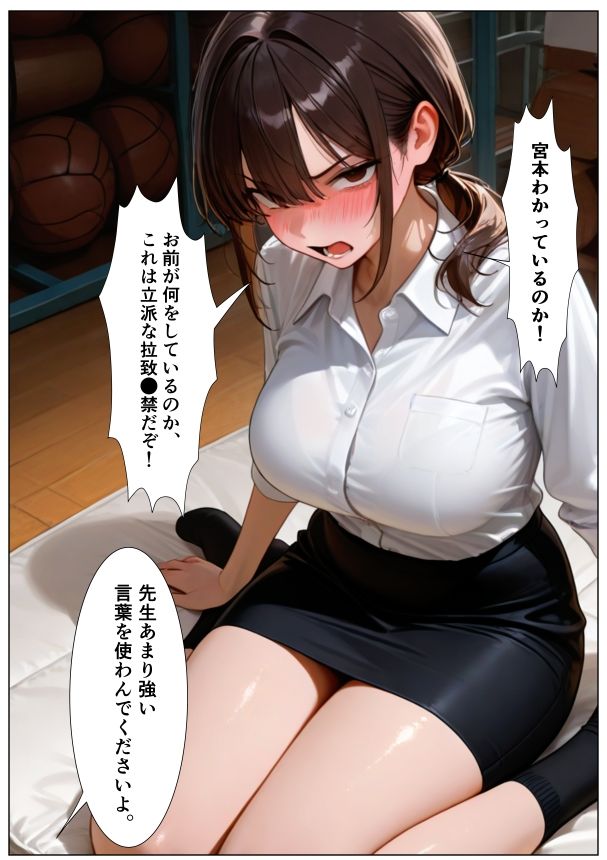 TS体育教師は・・・メスに墜ちる・・・。 サンプル1ページ目