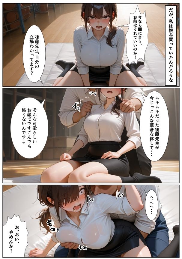 TS体育教師は・・・メスに墜ちる・・・。 サンプル4ページ目