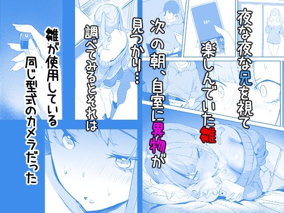 見守りカメラでお兄を視てたらあたしも視られてた話 サンプル3ページ目