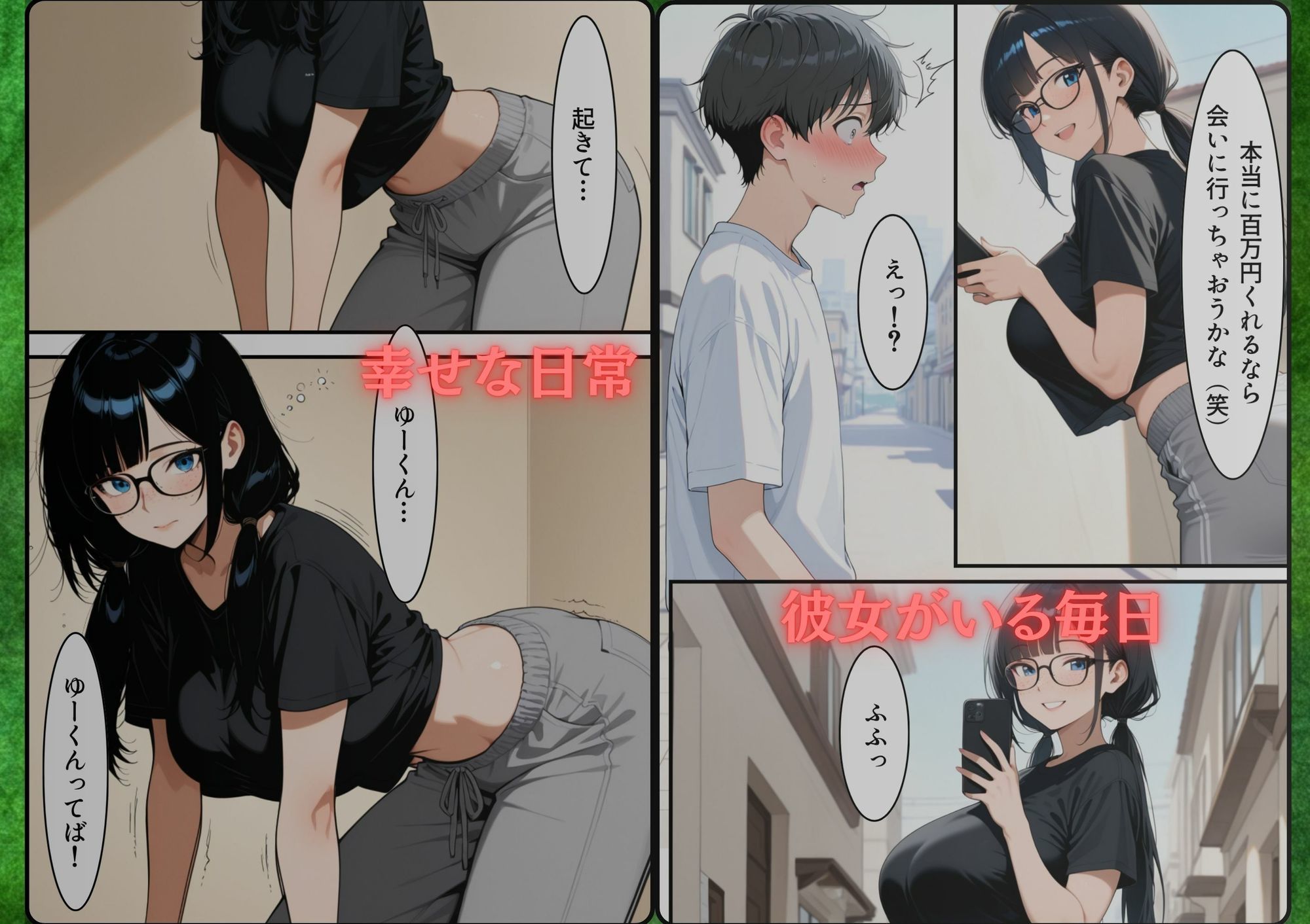 地味子で配信者な彼女のネトラレドMセックスが終わらない サンプル2ページ目