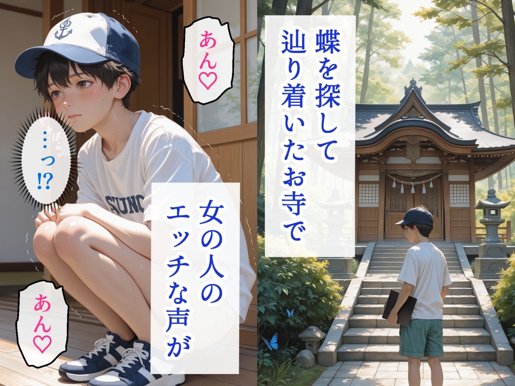 僕の初恋が崩壊した衝撃の夏休み  お姉さんの絶頂セックスを覗いてしまった僕 サンプル4ページ目
