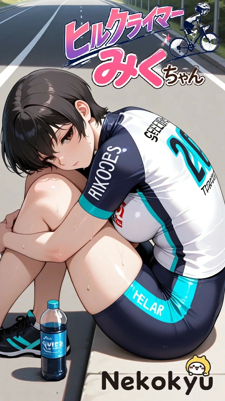 ヒルクライマーのみくちゃん サンプル1ページ目