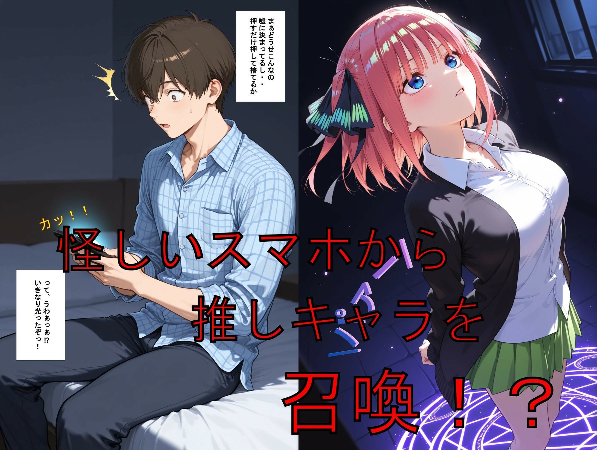 推しキャラ召喚した俺！  プライドの高い2番目次女を犯しつくす！  〜中〇  二乃〜ver サンプル1ページ目