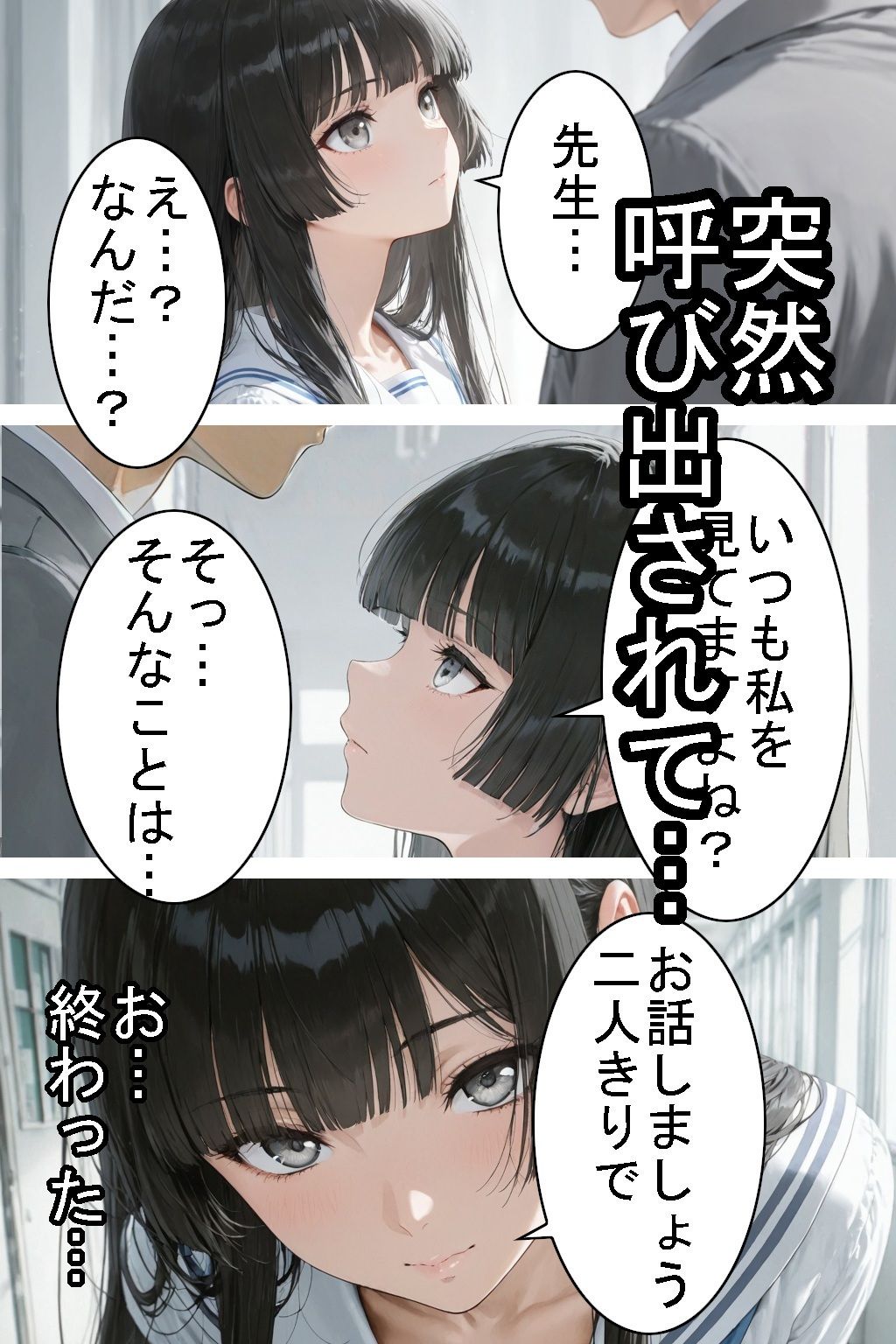 【制服】高嶺の花の学園優等生と互いのカラダに溺れるようになる話【貪欲えっち】 サンプル4ページ目