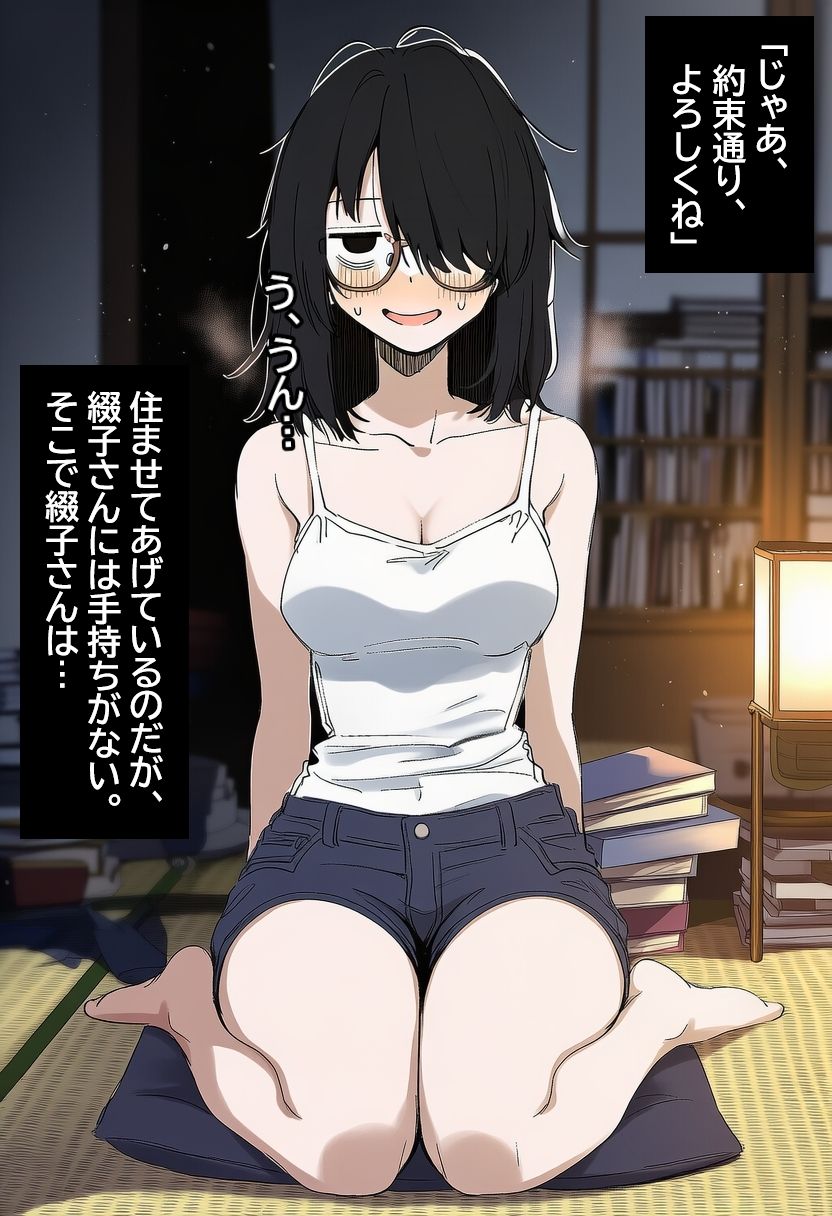 陰キャ眼鏡女を孕ませる。 サンプル3ページ目