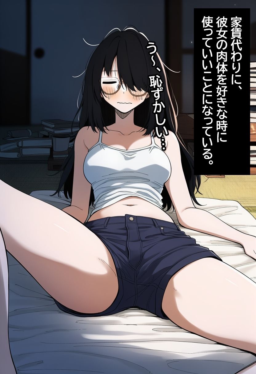 陰キャ眼鏡女を孕ませる。 サンプル4ページ目