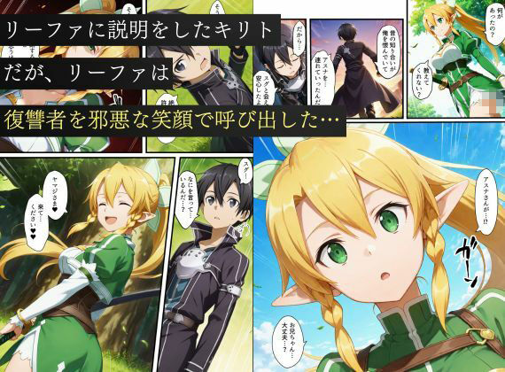 寝取られSAO〜闇堕ちした復讐者にヒロインたちは犯し尽くされる〜 サンプル7ページ目