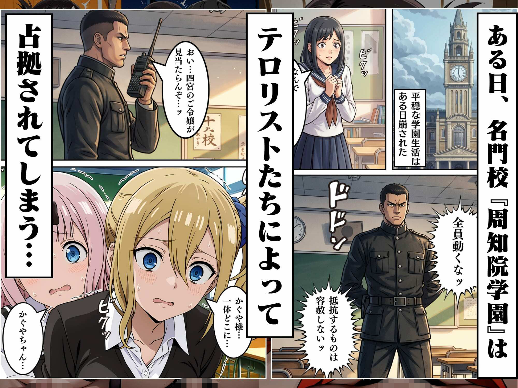 かぐや様を調教。強●絶頂と快楽地獄で壊される サンプル2ページ目