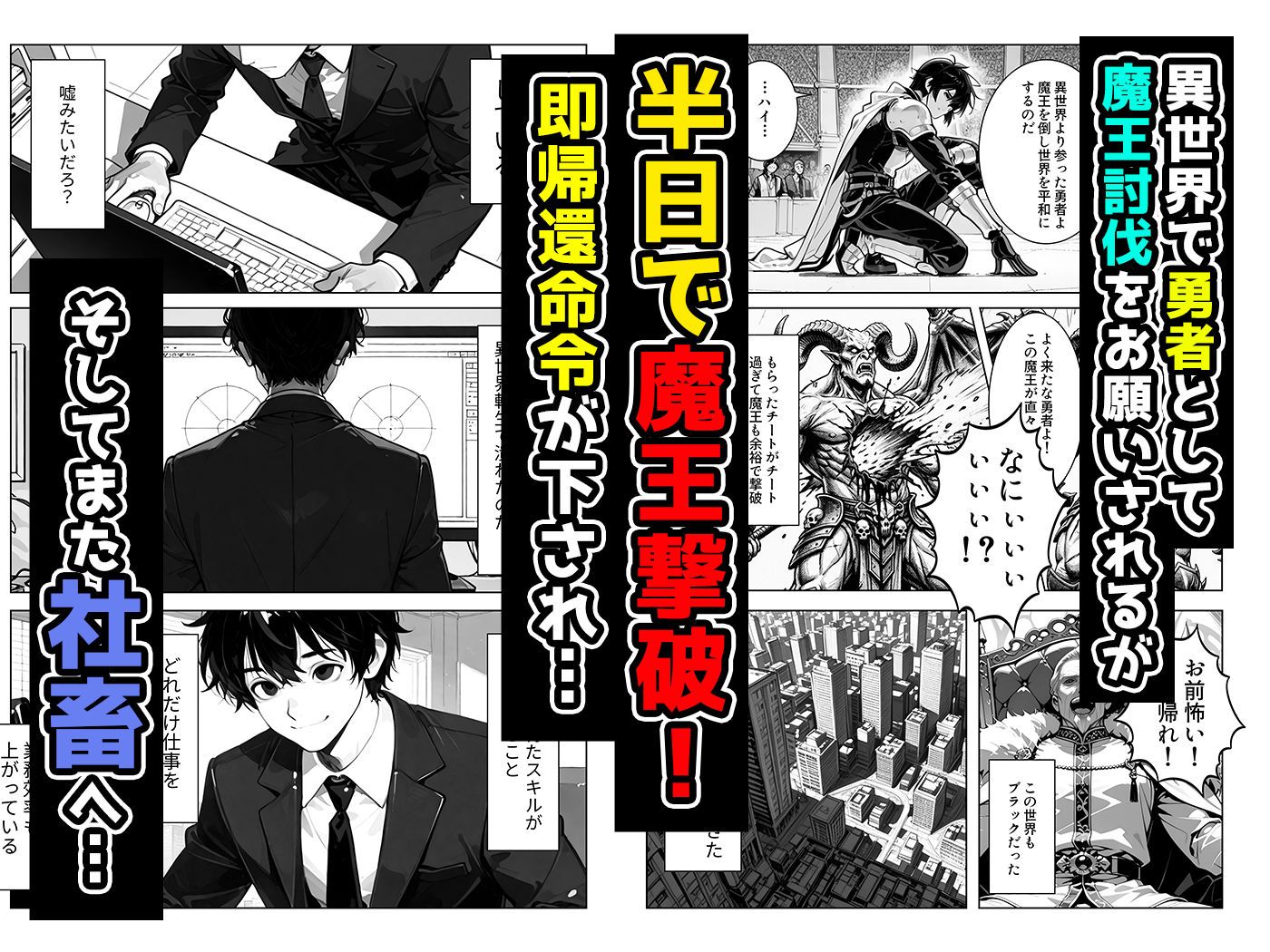 帰還勇者のとんでもエロチートスキルで上司を強●おもらし 絶頂魔法でイカせまくる 〜パワハラ女が子宮堕ちするまで〜 サンプル3ページ目
