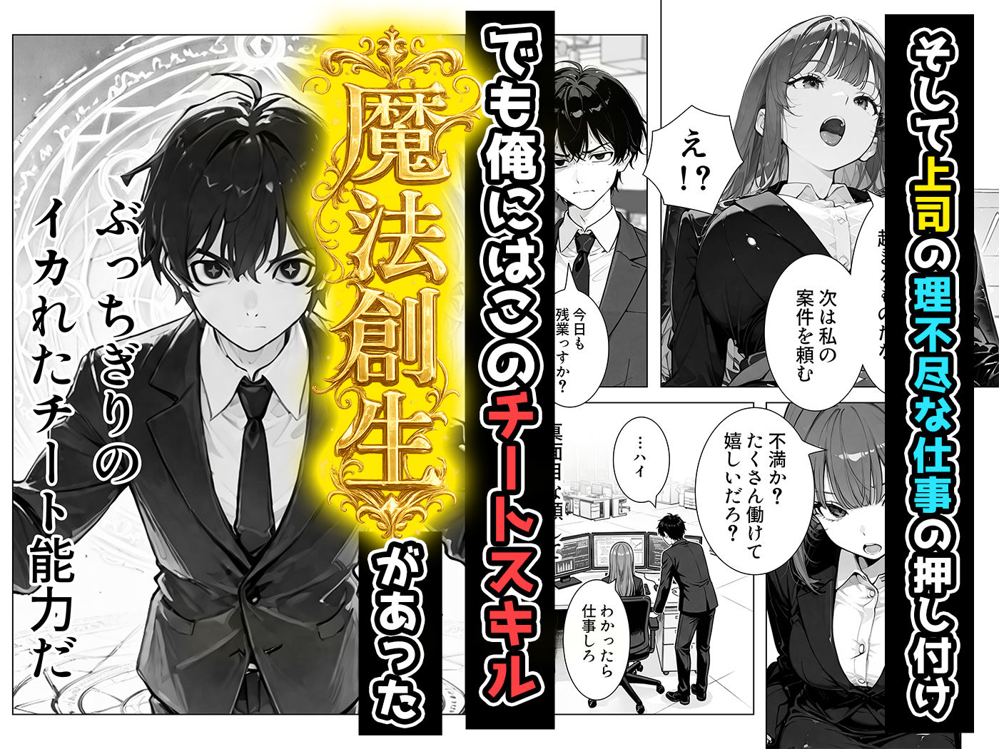 帰還勇者のとんでもエロチートスキルで上司を強●おもらし 絶頂魔法でイカせまくる 〜パワハラ女が子宮堕ちするまで〜 サンプル4ページ目