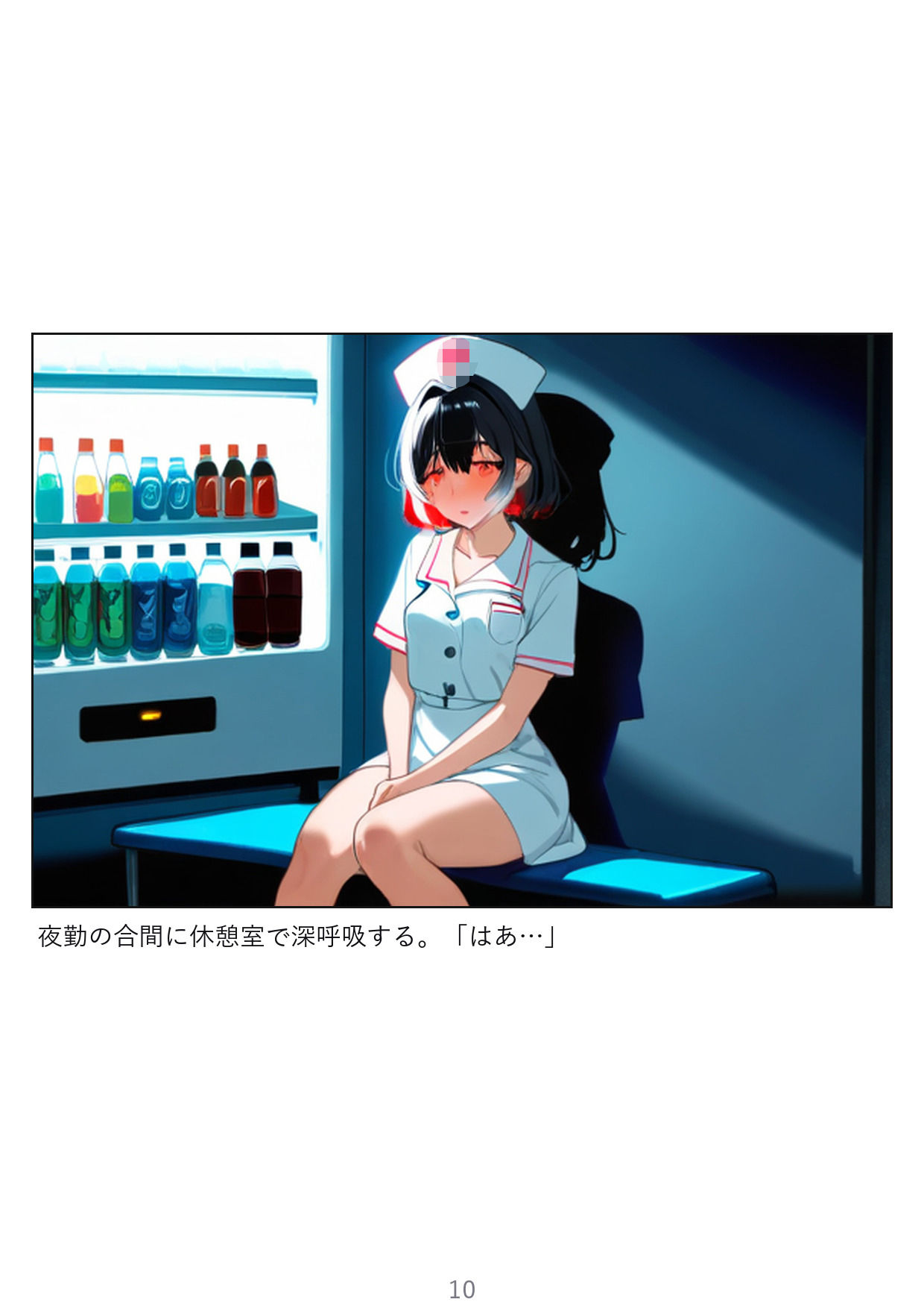 【ナース】夜勤看護師と患者の禁断の関係〜消灯後の病室〜 サンプル10ページ目