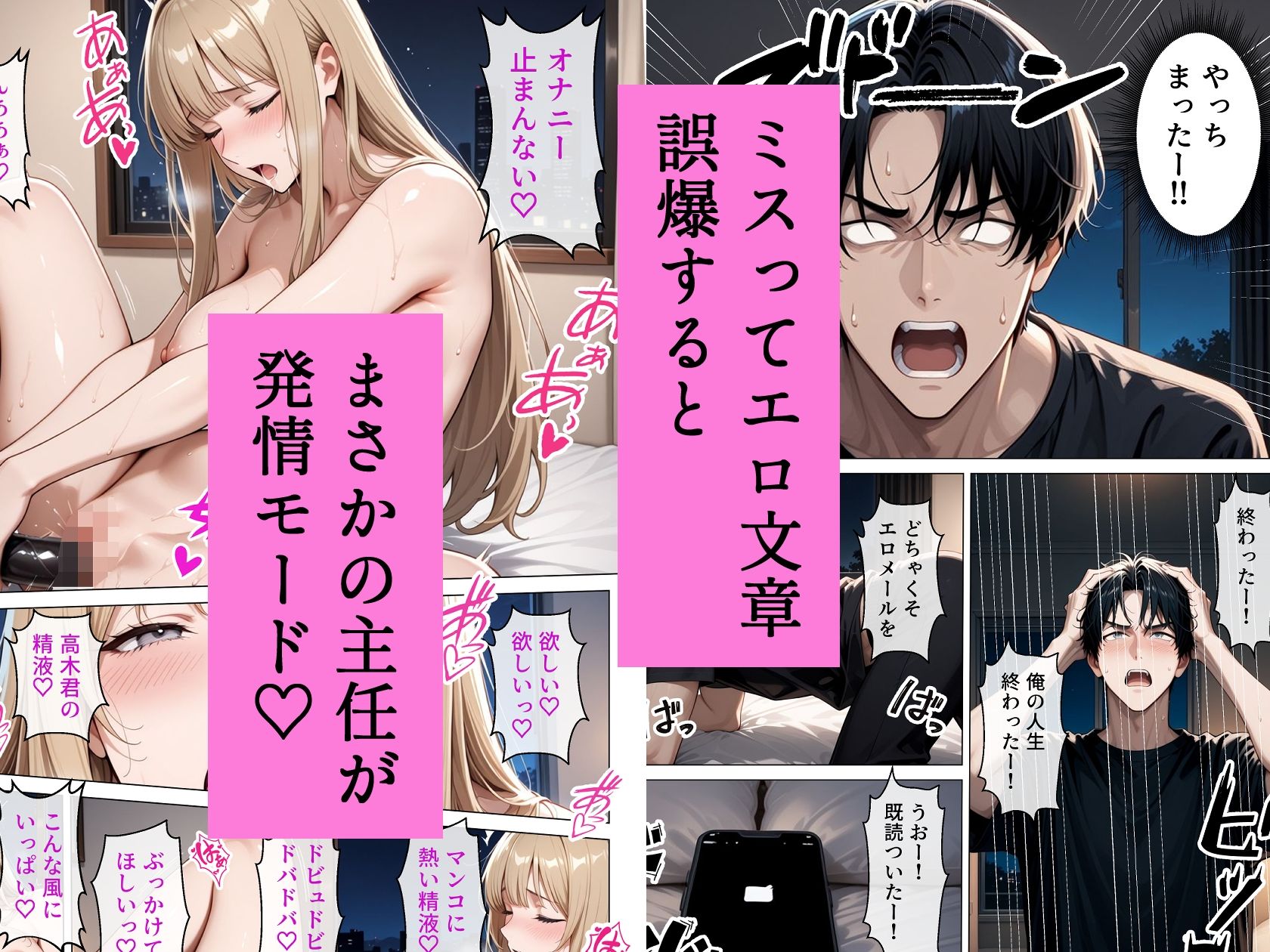 冷酷無比な女上司がらぶらぶエッチで中出し懇願 サンプル4ページ目