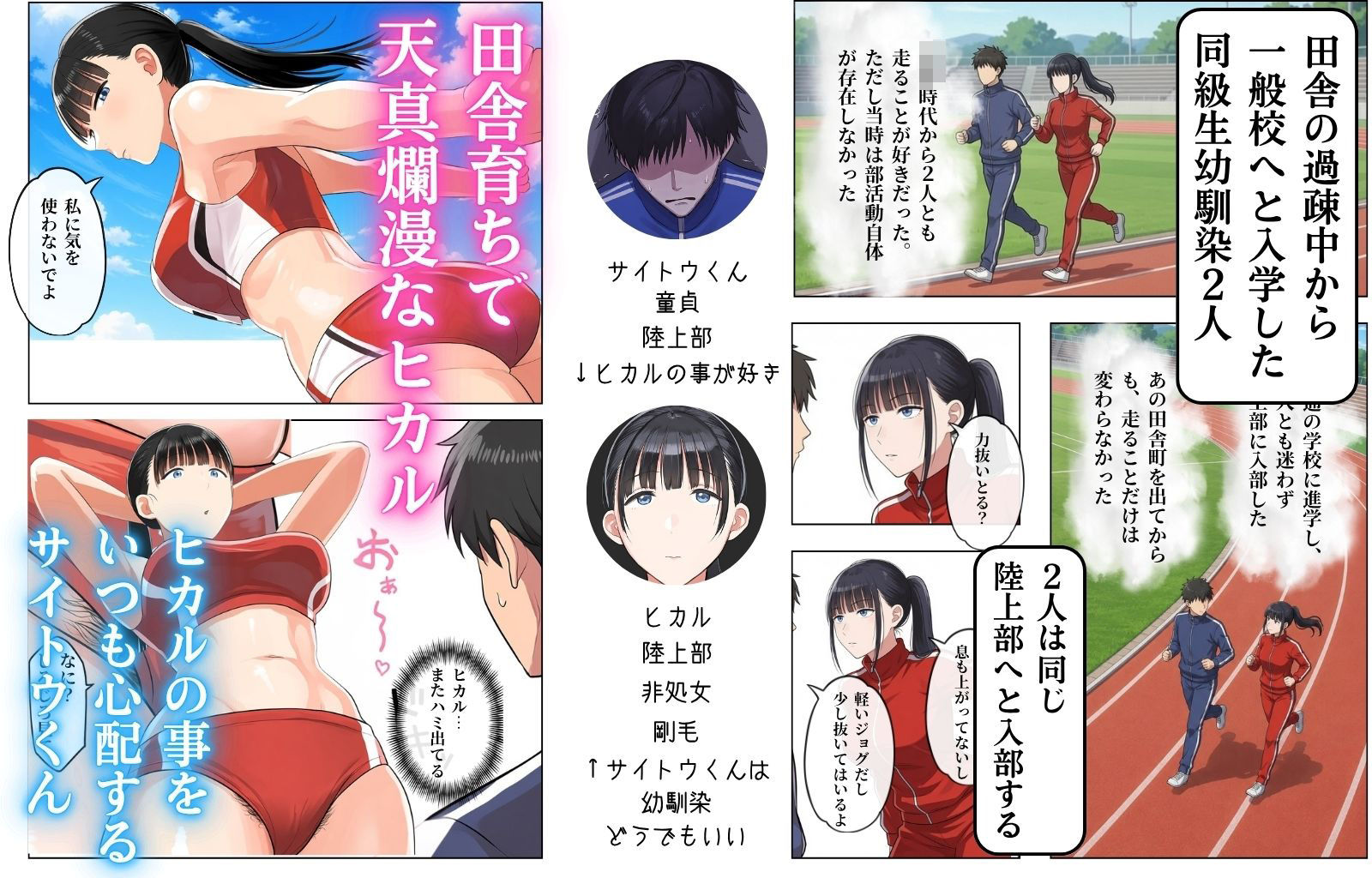 胸糞アスリート 僕の好きな人はイキ顔ブスだとハメ撮り写メで知りました サンプル1ページ目