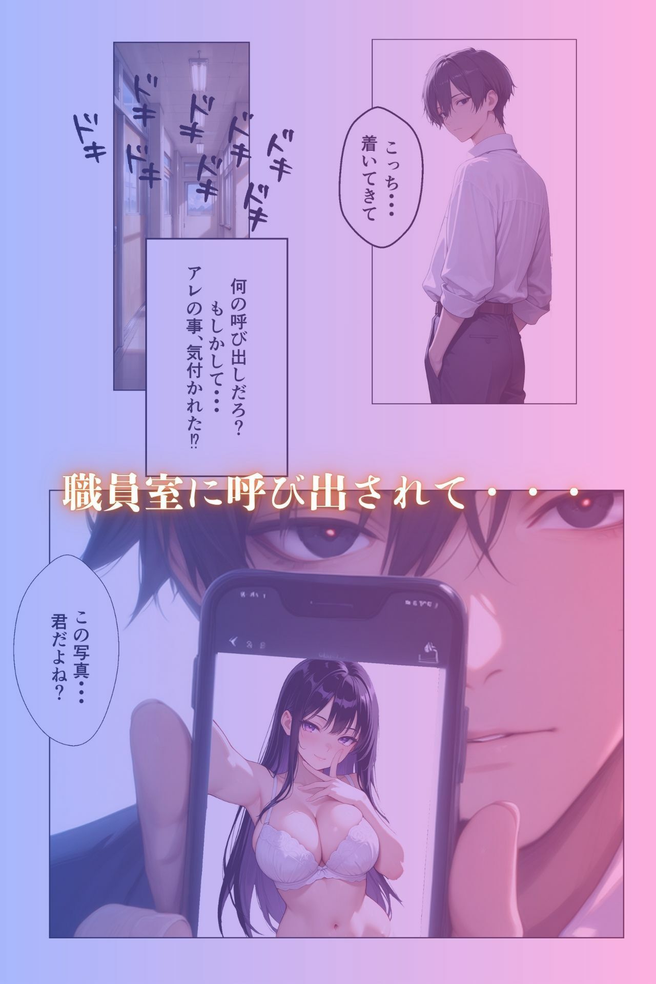 寝取られ学級委員長  〜裏垢の弱みを握られ教師に汗だく中出し肉便器〜 サンプル4ページ目