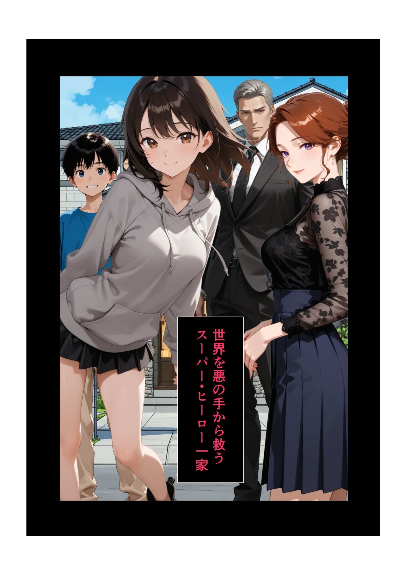 爆裂ファミリー  第1話  ママ・エレナのピンチ サンプル1ページ目