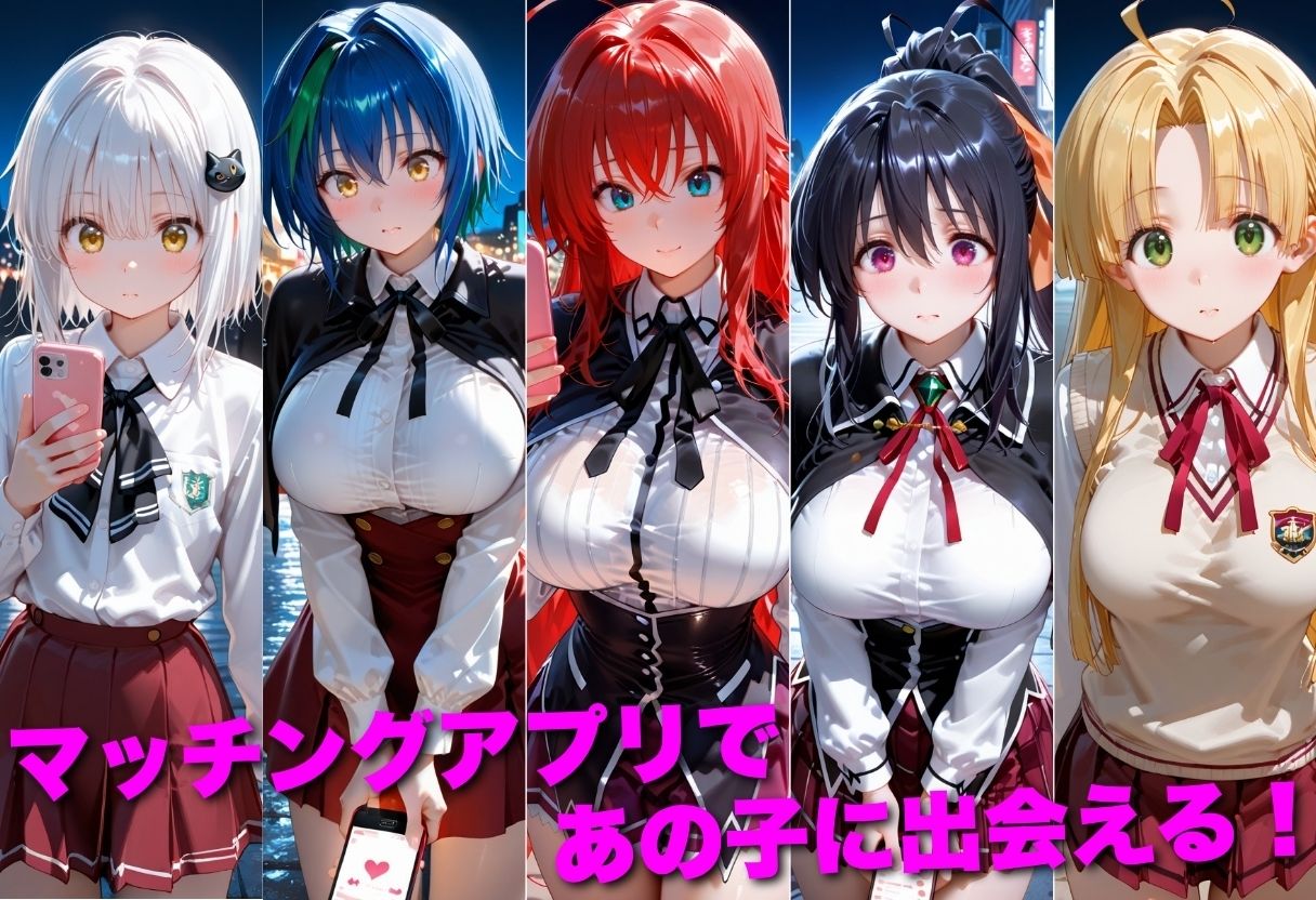 マッチングアプリで出会った美女を孕ませた話 ハ●スクールD×D編 サンプル1ページ目