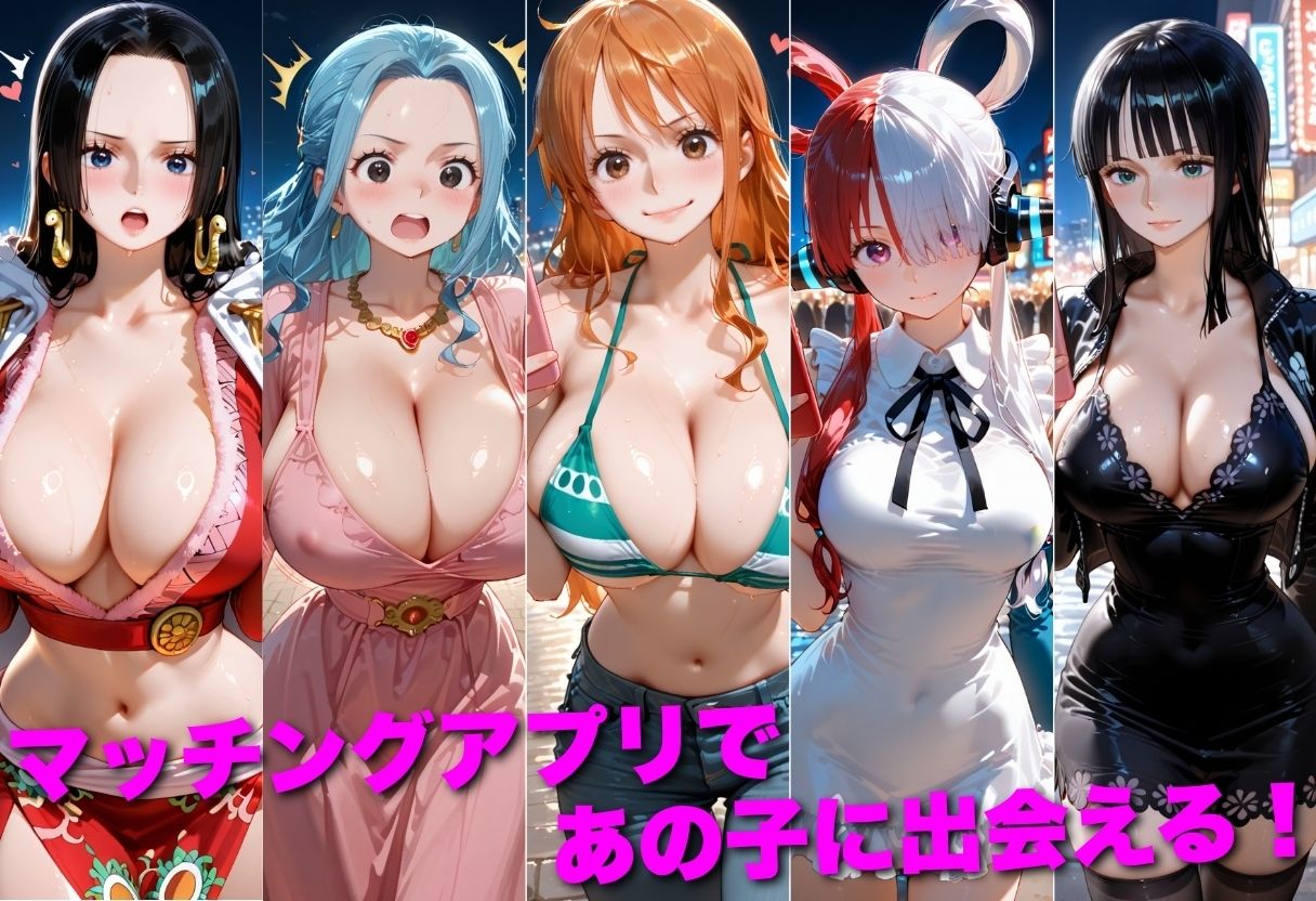 マッチングアプリで出会った美女を孕ませた話 ワ●ピース編 サンプル1ページ目