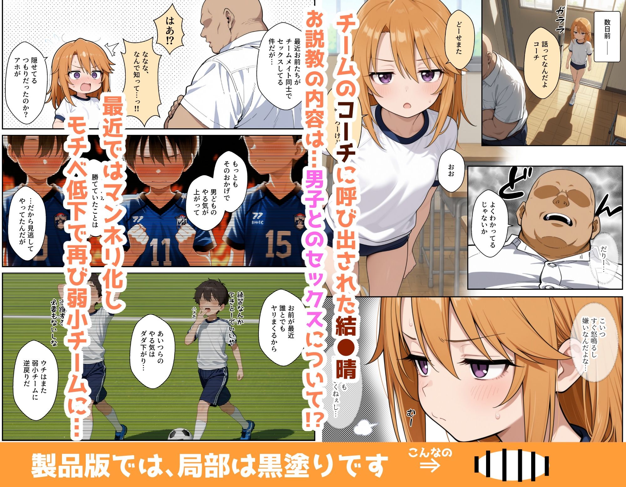 やっぱサッカーって仲間とのつながりが大事だよな！ 2 サンプル3ページ目