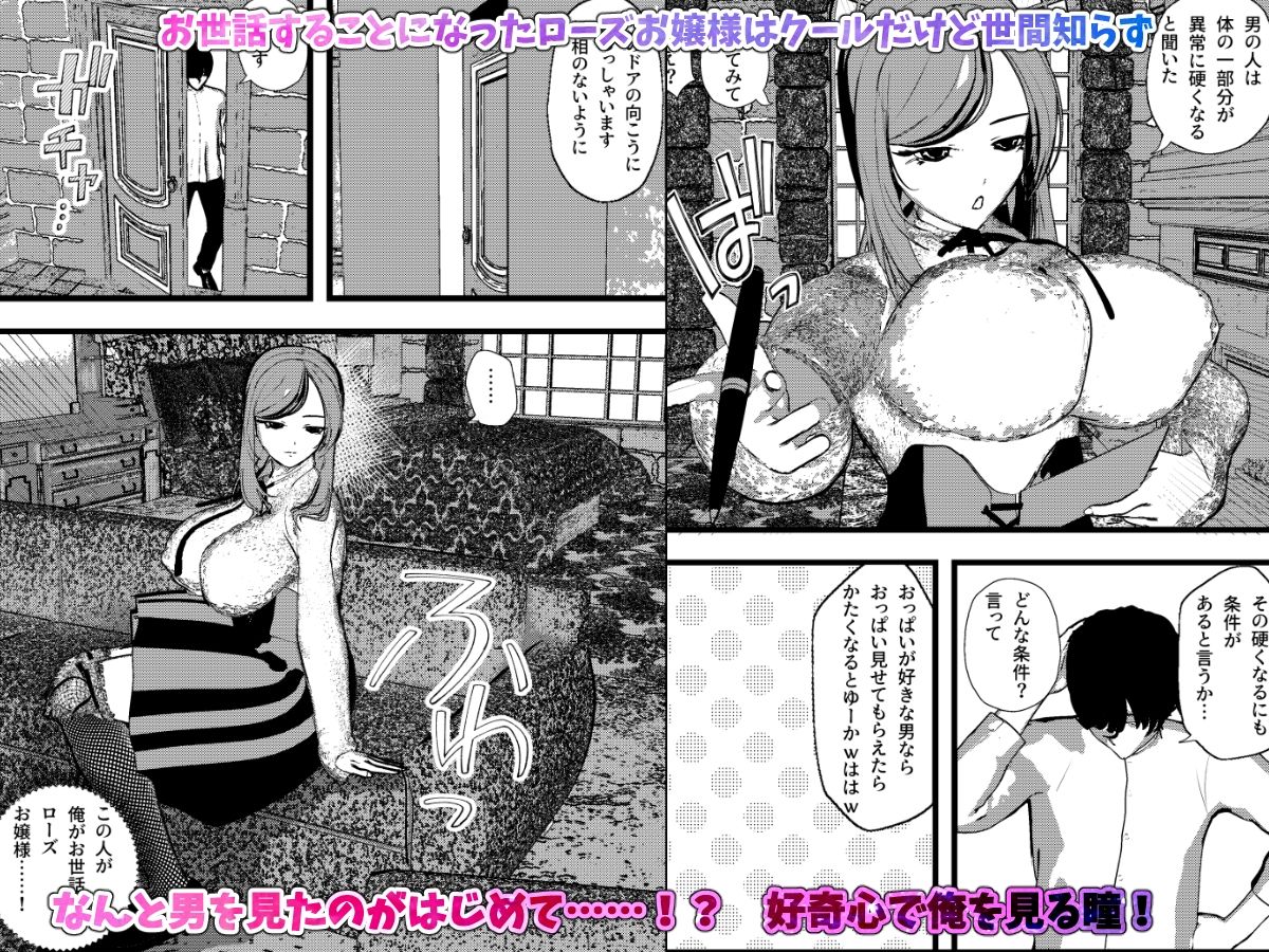 無表情クールなお嬢様は俺の事が大好きで献身的なSEXしてくれちゃうッ！ サンプル1ページ目