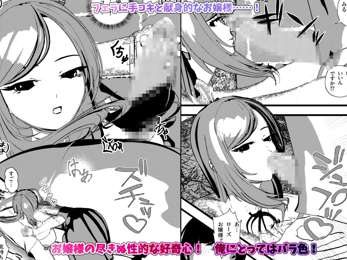 無表情クールなお嬢様は俺の事が大好きで献身的なSEXしてくれちゃうッ！ サンプル3ページ目