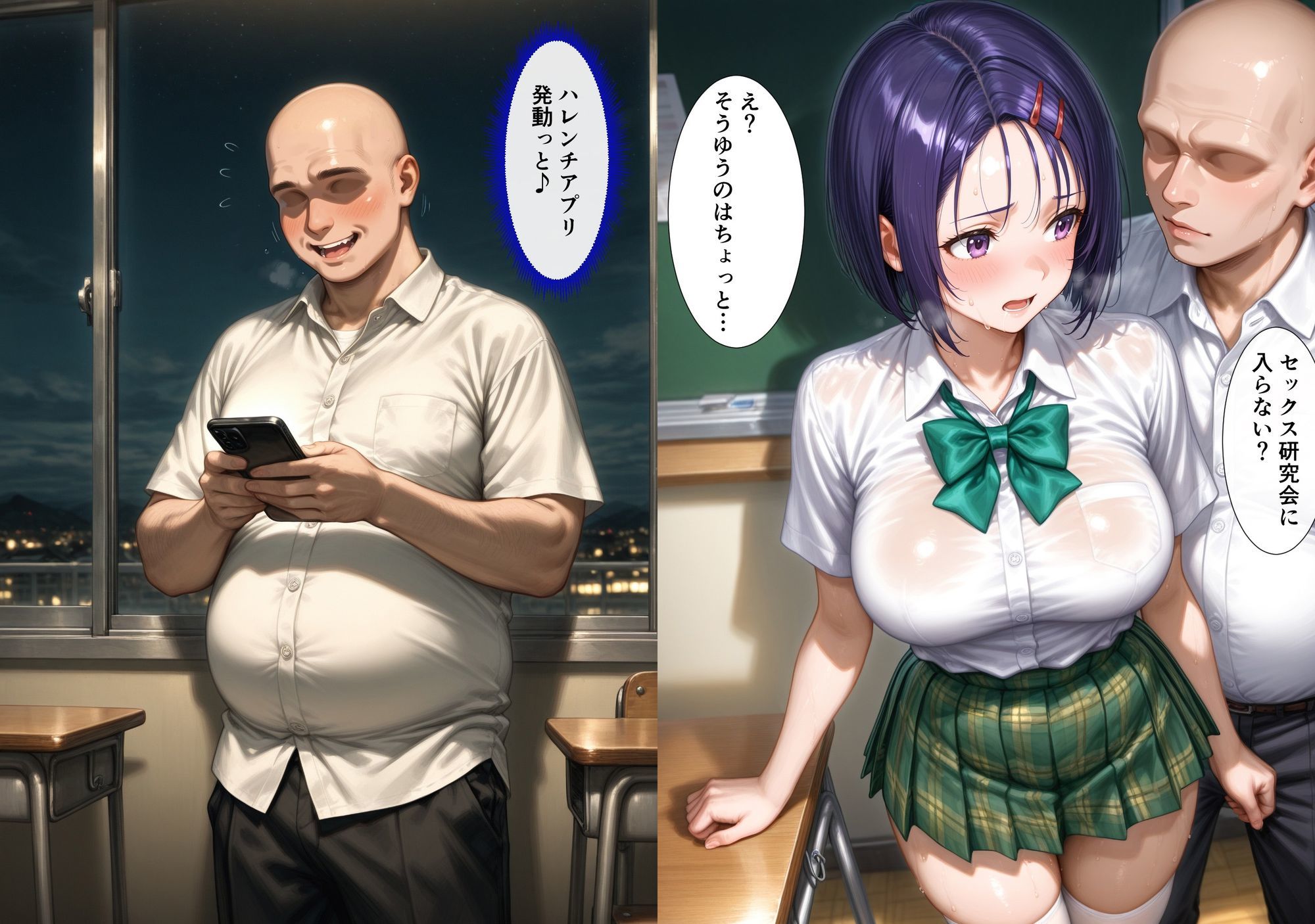 西連〇春奈エロ漫画 サンプル2ページ目