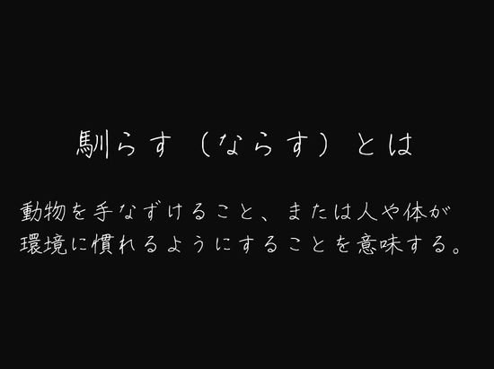 わたしを馴らすひと【途中記録】 サンプル1ページ目