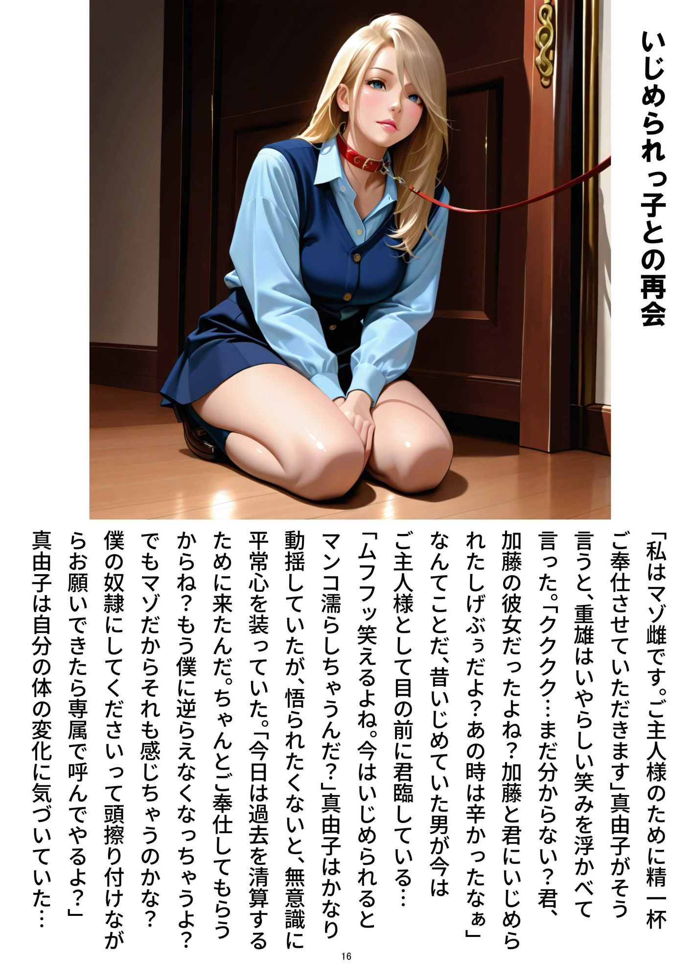 絶対服従M女倶楽部   〜まさかあの子が…〜  VOL.1 サンプル3ページ目