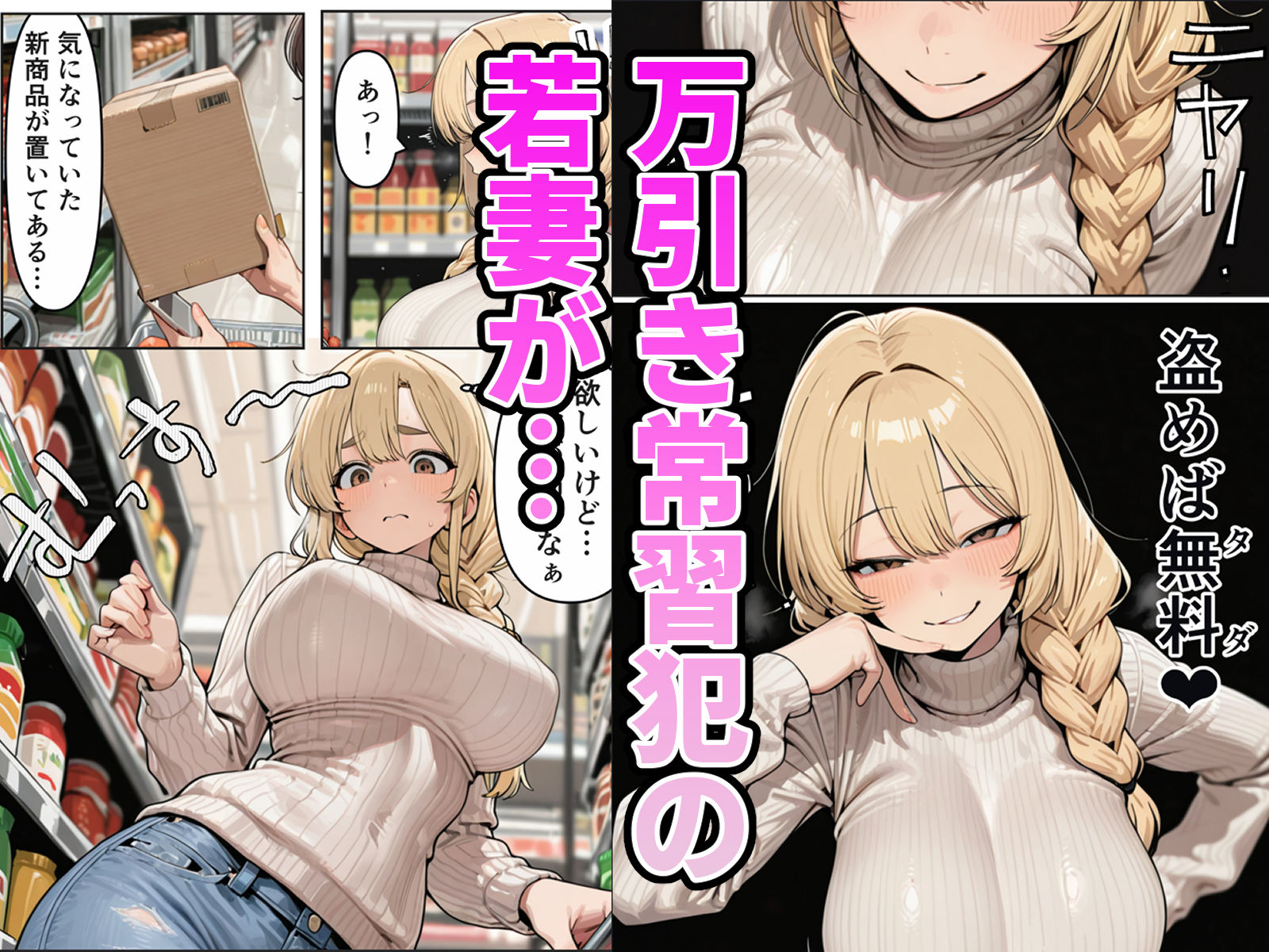 「万引き人妻・藤崎かおり（28） 「警察に通報されたくなければ、このカメラの前でハメられろ」 店長のデカチンとテクニックに泣きながら快楽堕ちNTR」 サンプル1ページ目