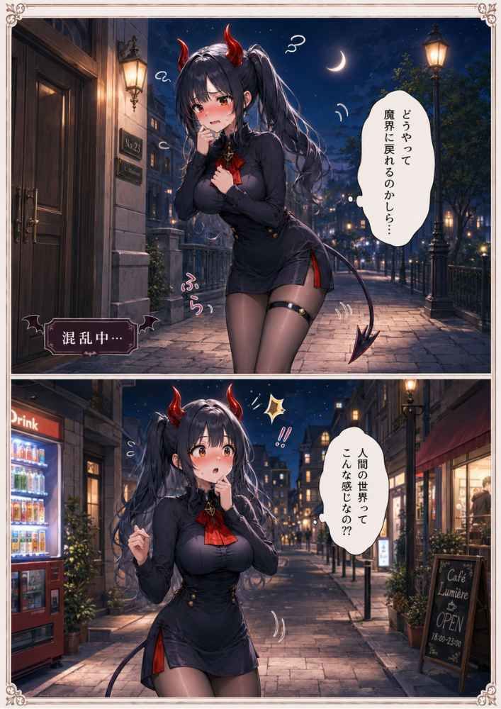 傲慢サキュバスの異世界召喚ー発情の呪い返し編 サンプル2ページ目