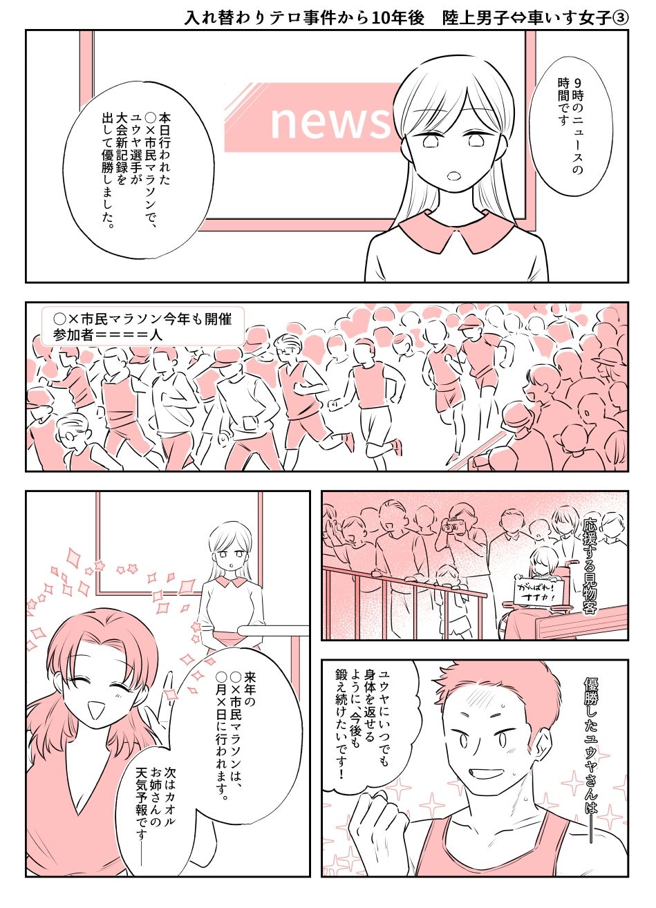 入れ替わりテロ事件からX年後2 サンプル3ページ目