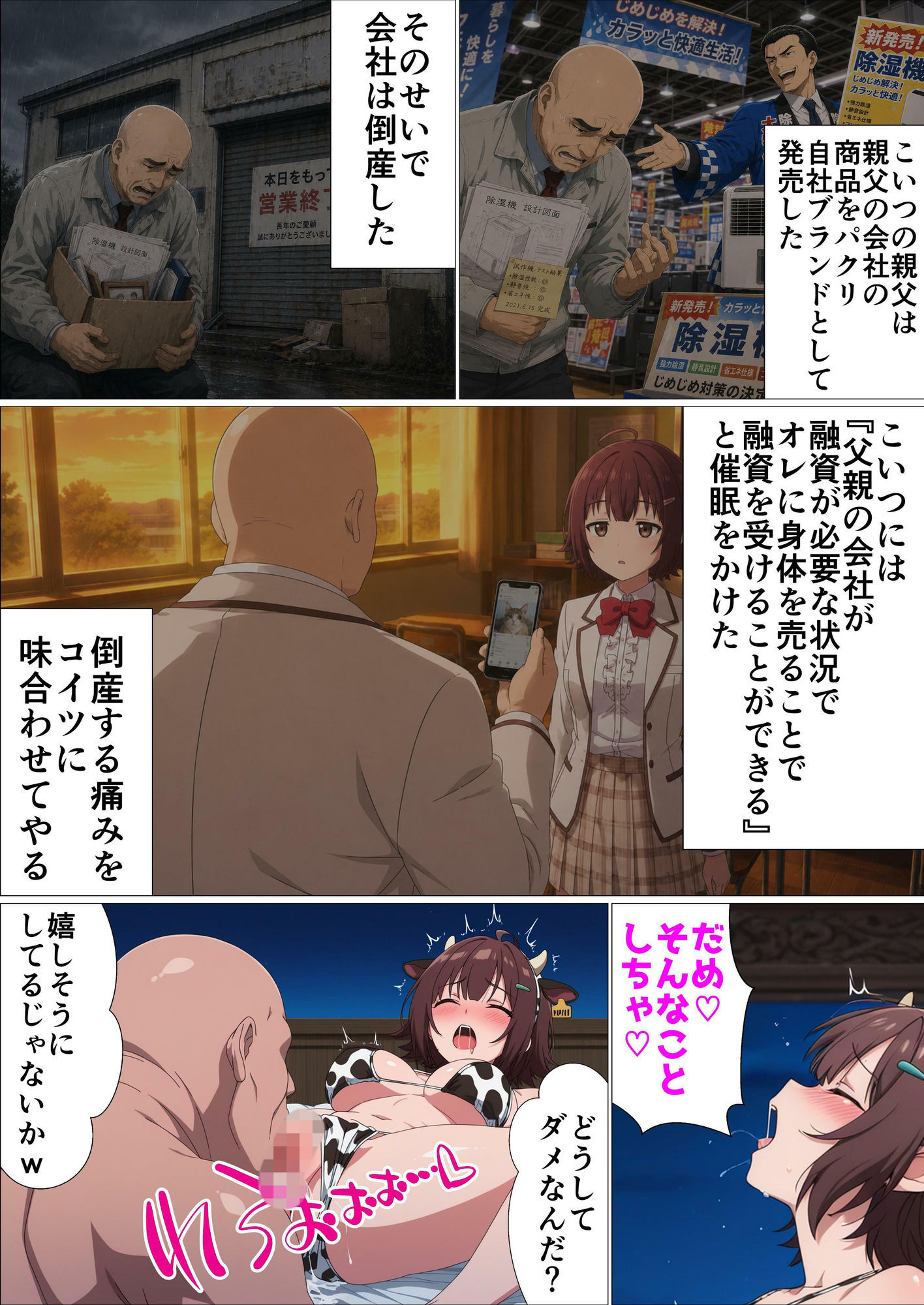 才女達の催●〜おやじの会社をつぶしたやつらの娘に復讐してやる〜 サンプル8ページ目