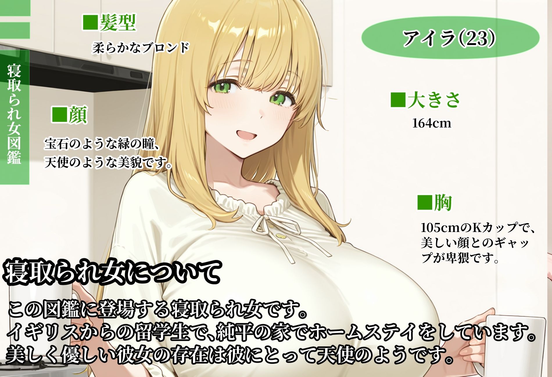 寝取られ女図鑑 アイラ サンプル2ページ目