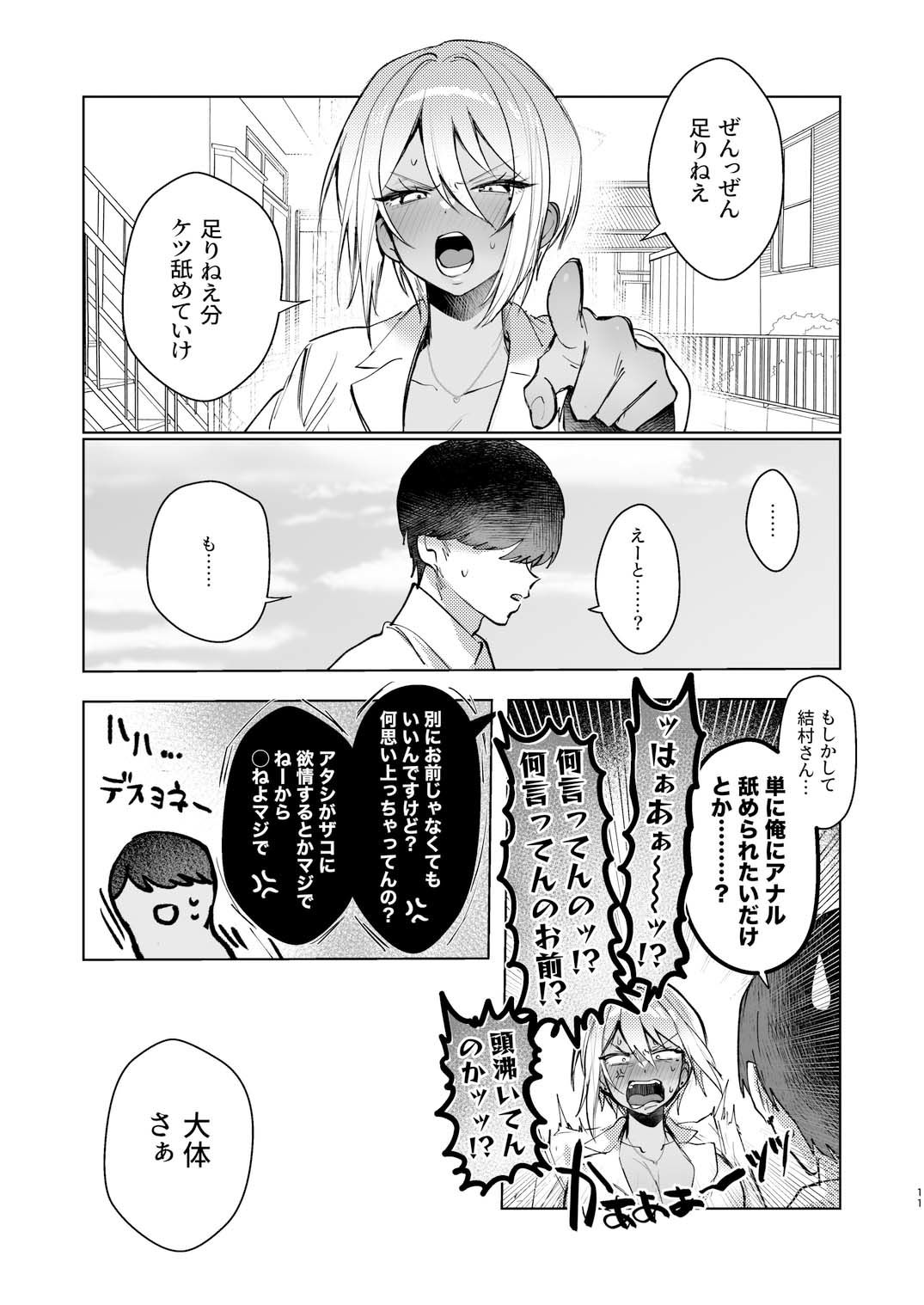 ケツ穴カツアゲに夢中なギャルさんはイラムラアナニーが止まらない！ サンプル8ページ目