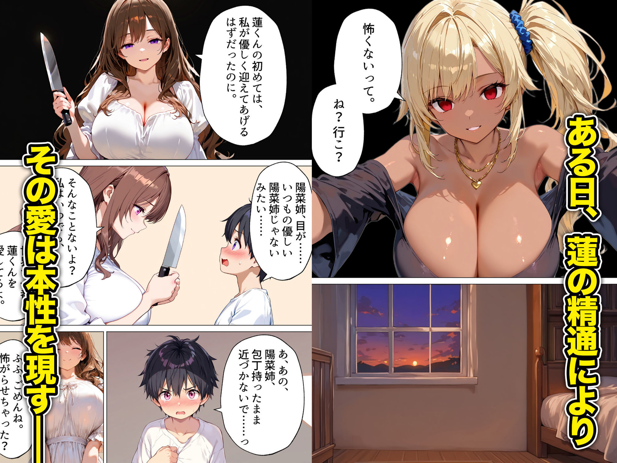 お姉ちゃんたちの種馬飼育〜どこでも生ハメ中出しさせられ溺愛されるボク〜 サンプル3ページ目