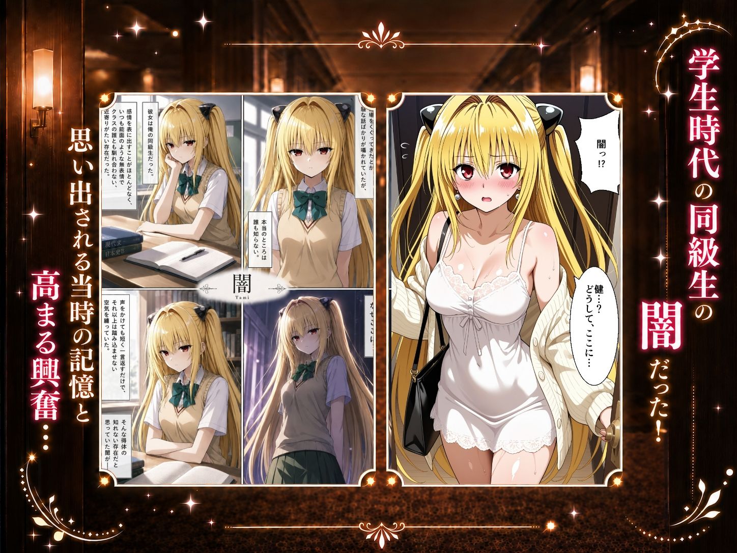 扉を開けたら闇が立っていた サンプル2ページ目
