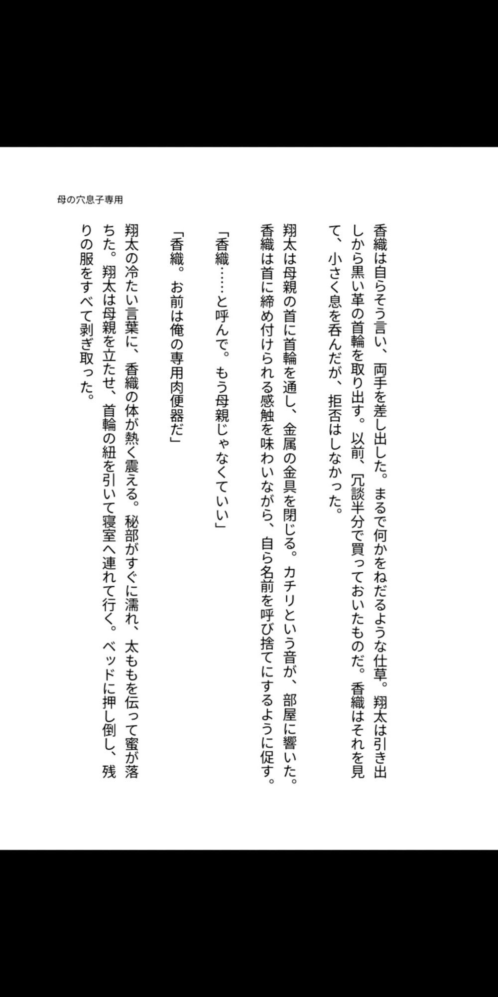 母の穴は、息子専用  〜熟母、禁忌に堕ちるまで〜 サンプル6ページ目