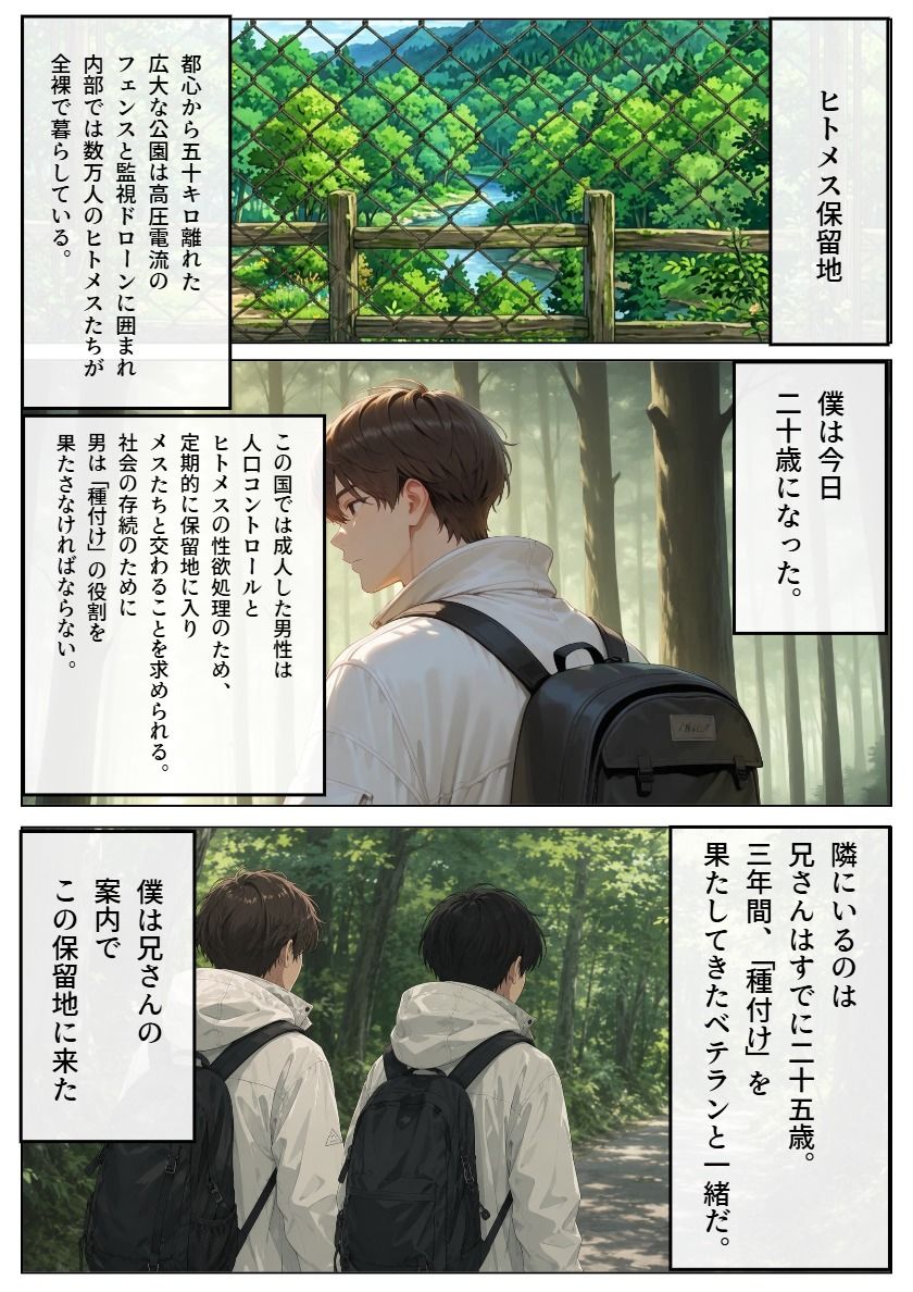ヒトメス 堕ちた理性 サンプル3ページ目