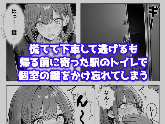 就活帰りの電車で居眠り…パンツ丸見えだった女子大生が駅トイレで中年に犯●れた件 サンプル4ページ目