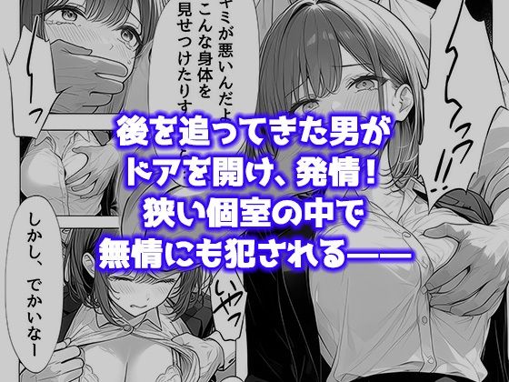 就活帰りの電車で居眠り…パンツ丸見えだった女子大生が駅トイレで中年に犯●れた件 サンプル5ページ目