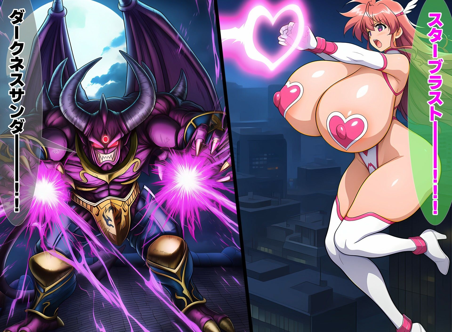 超乳天使ミラクル・ロザリー 聖戦士と白濁の誓い サンプル2ページ目
