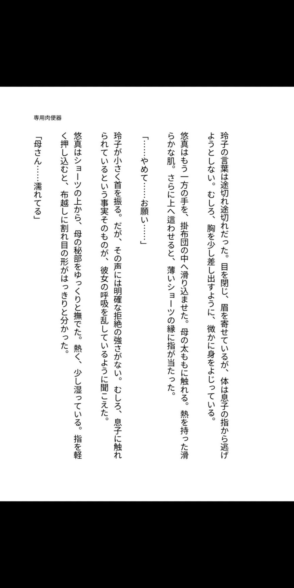 母は僕の専用肉便器 ― 玲子、血の繋がった穴として堕ちるまで― サンプル5ページ目