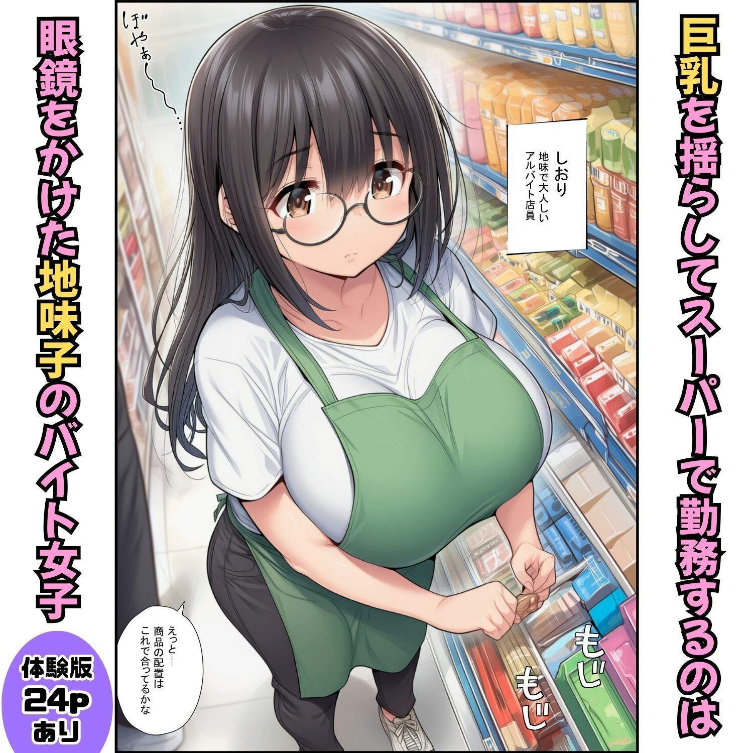 地味子の正体は巨乳美女！初体験を捧げる秘密のご奉仕 サンプル1ページ目