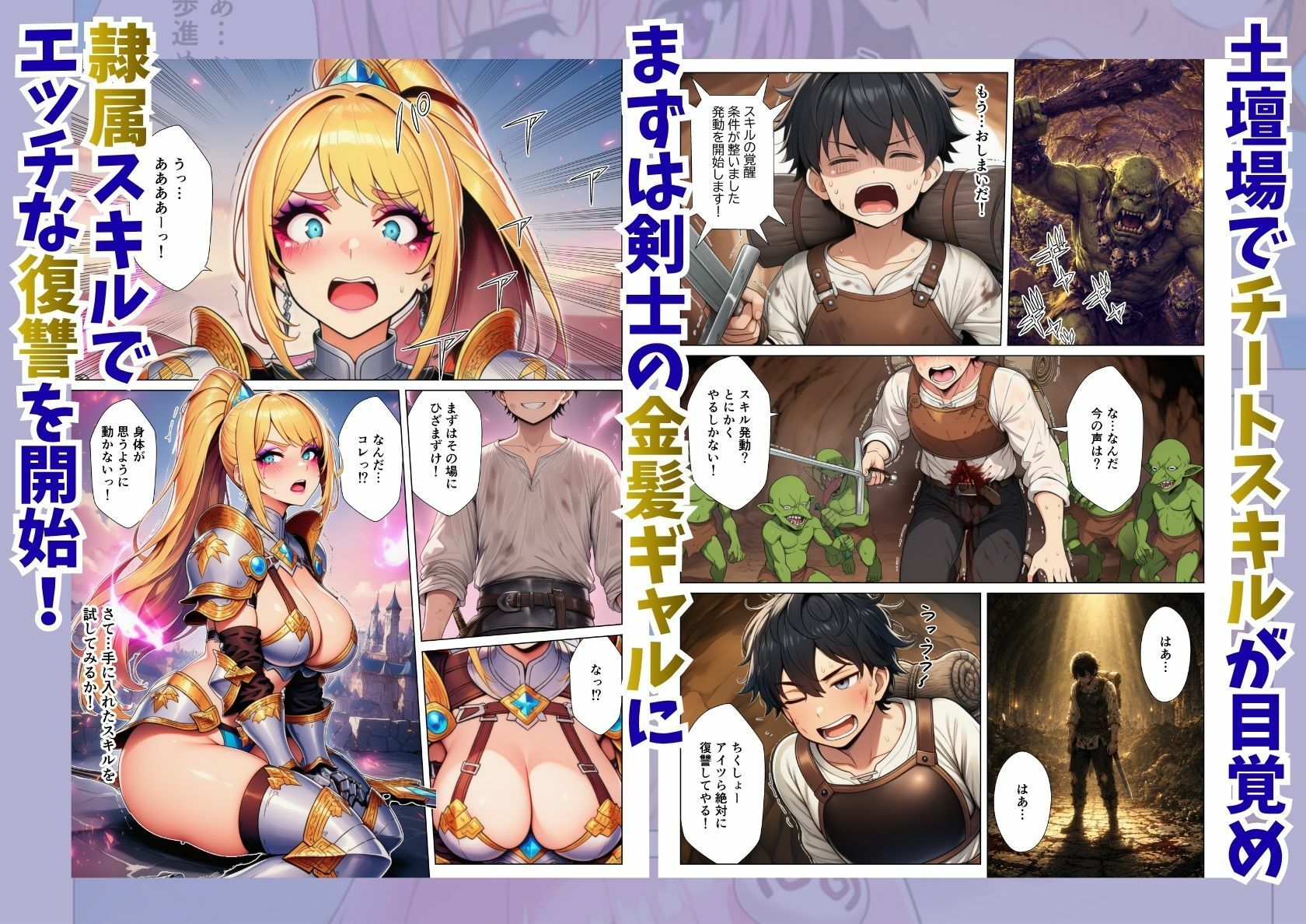 異世界クラス転移！ギャル達のパシリの俺がチートエロ能力で復讐ハーレム サンプル2ページ目