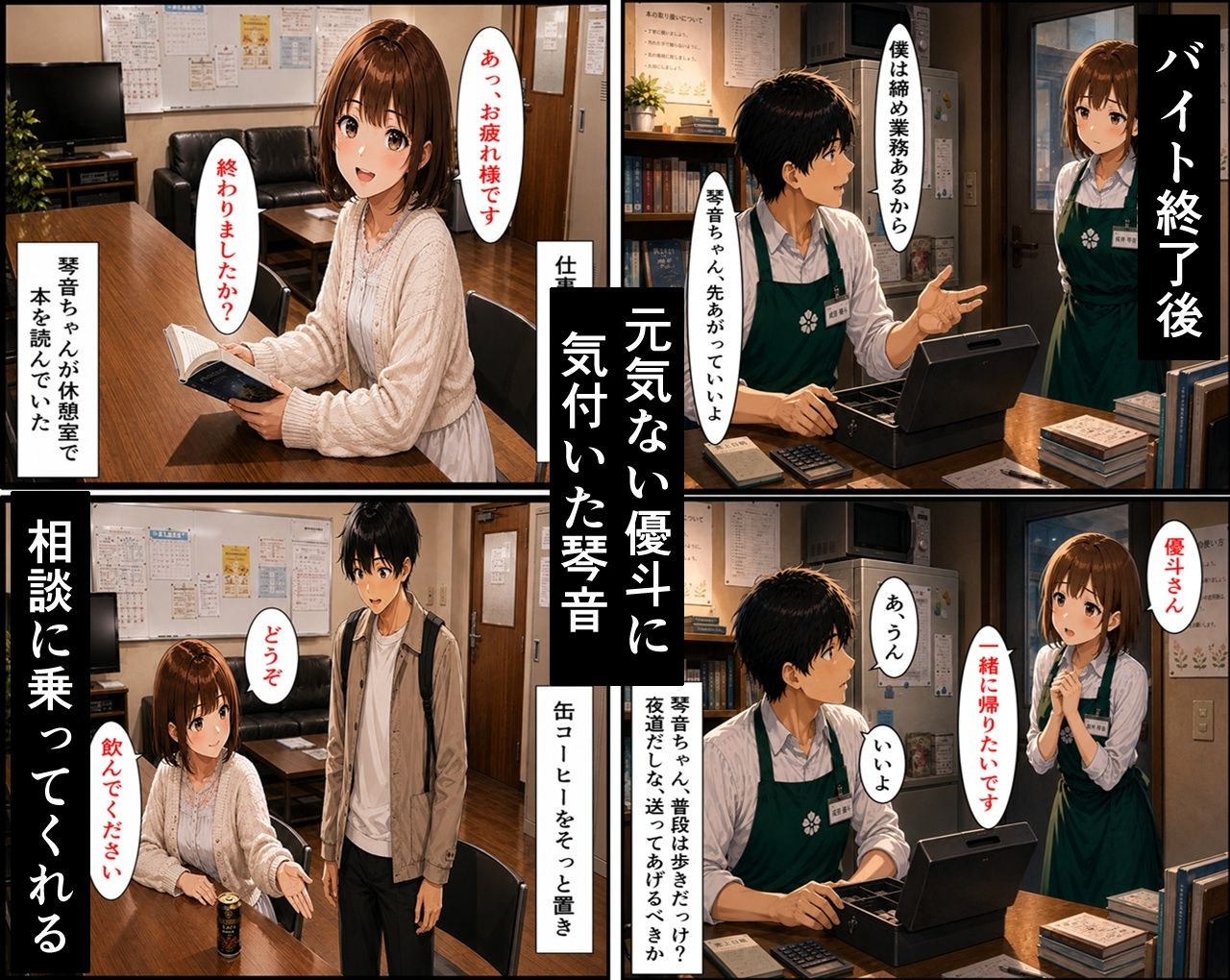 無防備すぎる同級生に、理性が追いつかなかった話 第16話「純粋な後輩が乱れる夜」 サンプル4ページ目